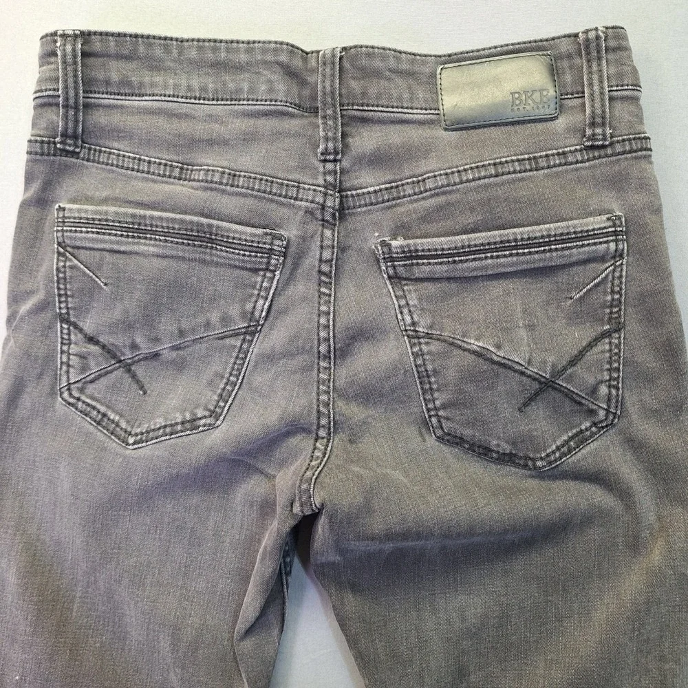BKE Jake Straight Jeans Mens 30x34 Faded Black Stretch Denim Pants